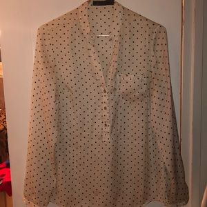 Polka dot blouse